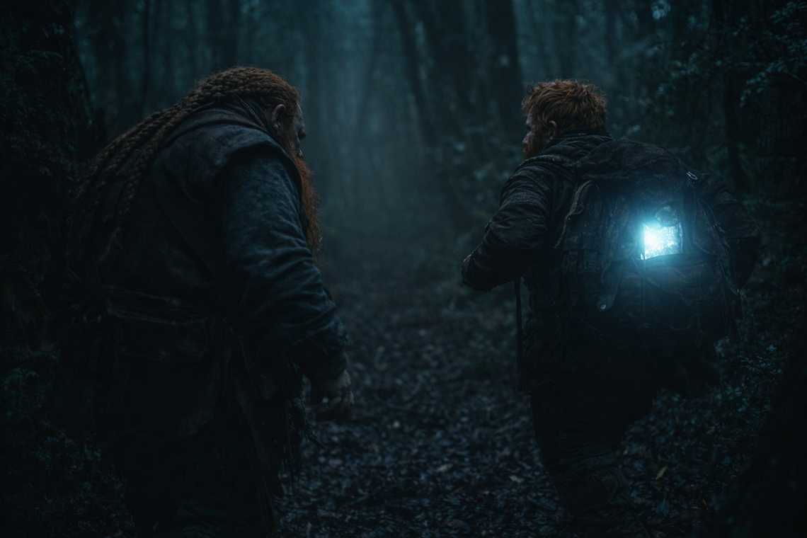 Pushing deeper into darkness despite the pursuit