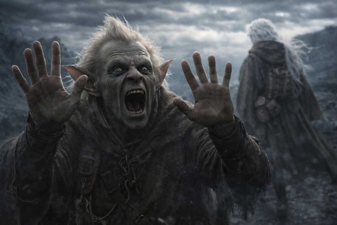 Srietz screaming against the invisible barrier, hands flat against the air