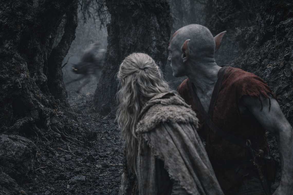 Screech in the treeline