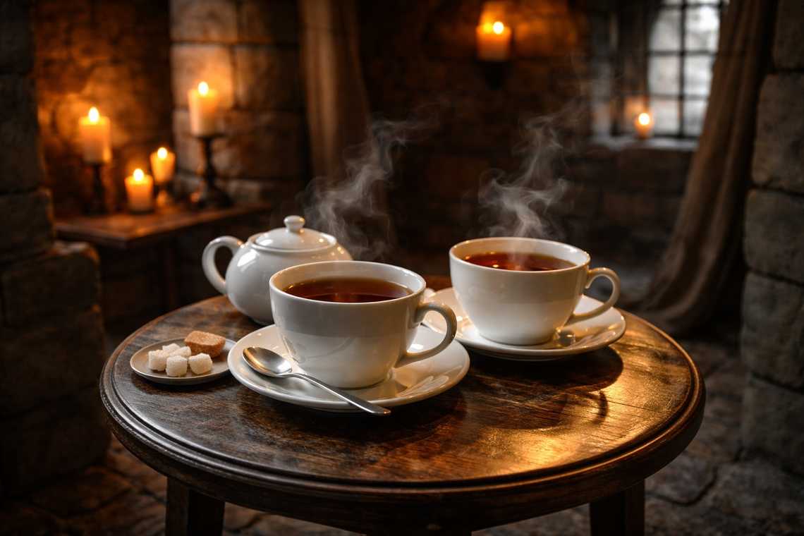 Tea prepared for two