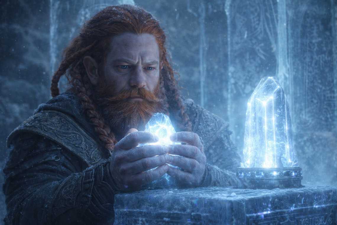 Dulint touching the fragment