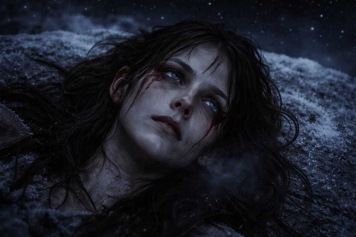 Maris bleeding under the cold stars