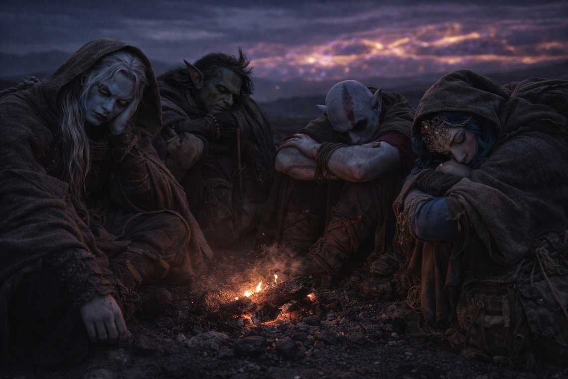 The barrier's distortion pulsing on the horizon, a heartbeat belonging to nothing living