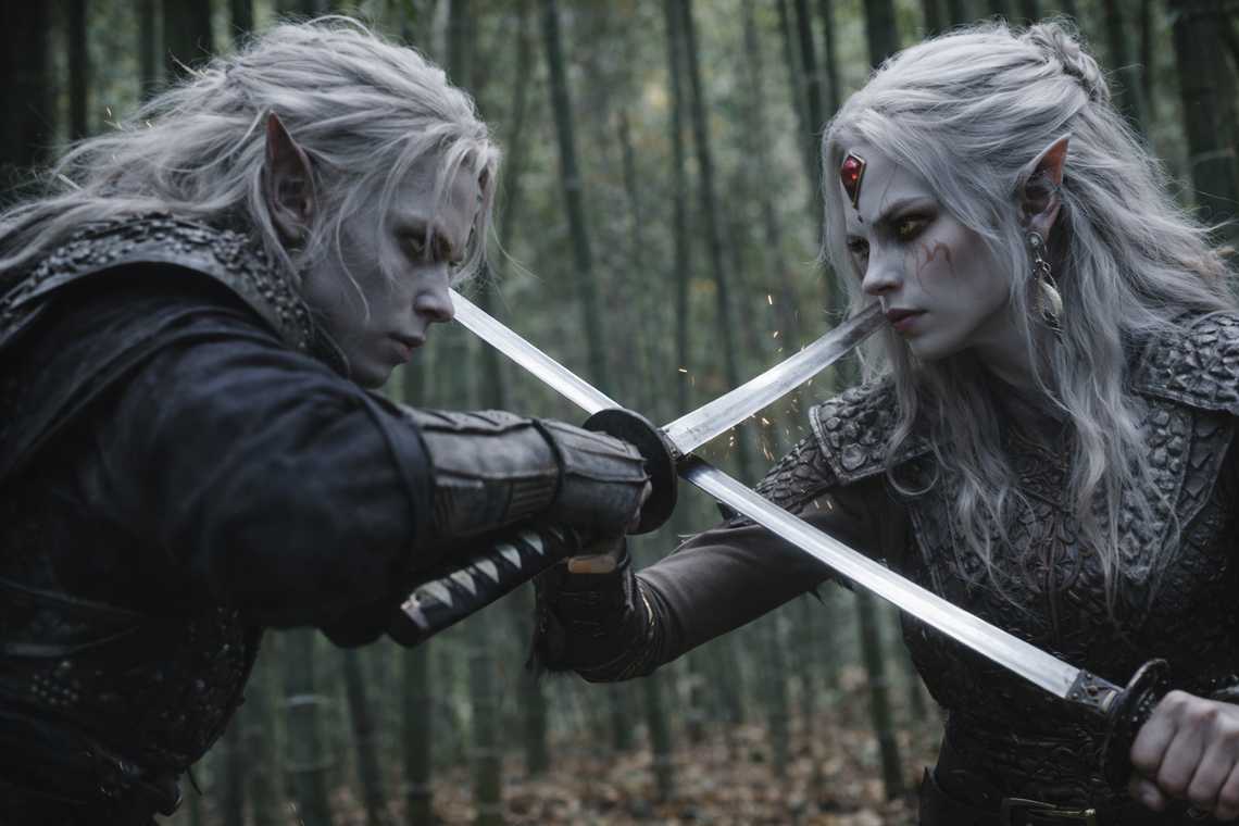 Drusniel and Shyntara