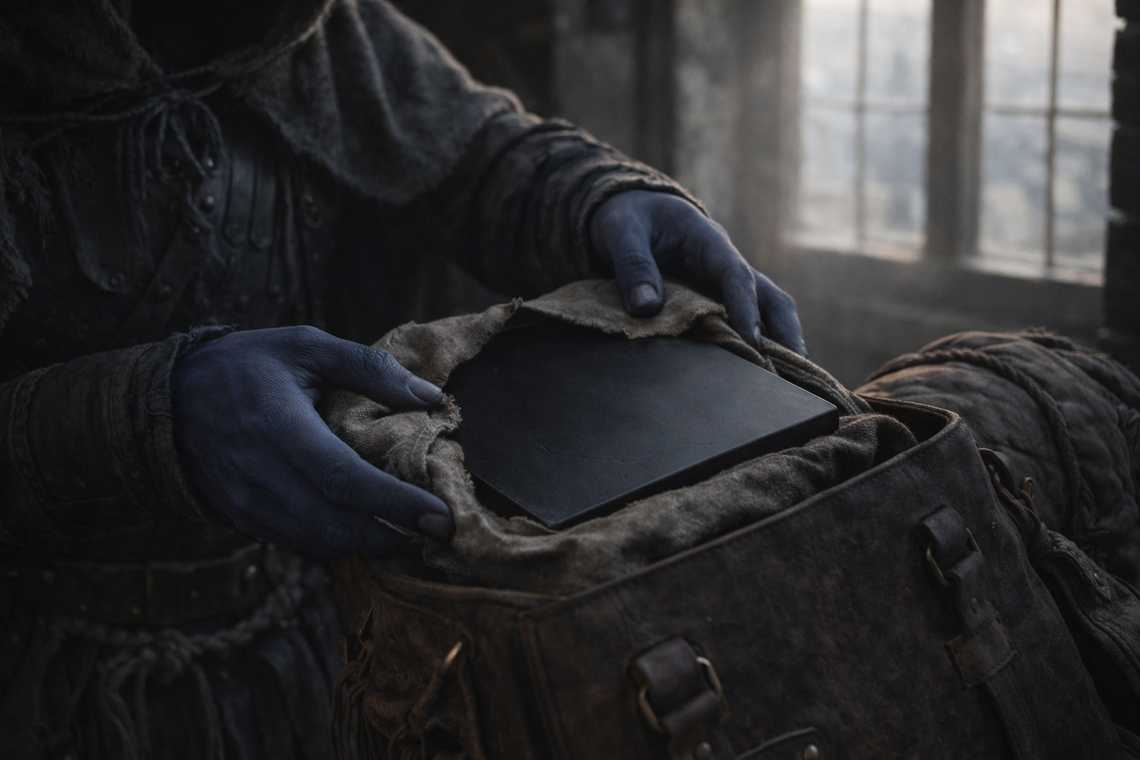 The Null wrapped inside Drusniel's pack