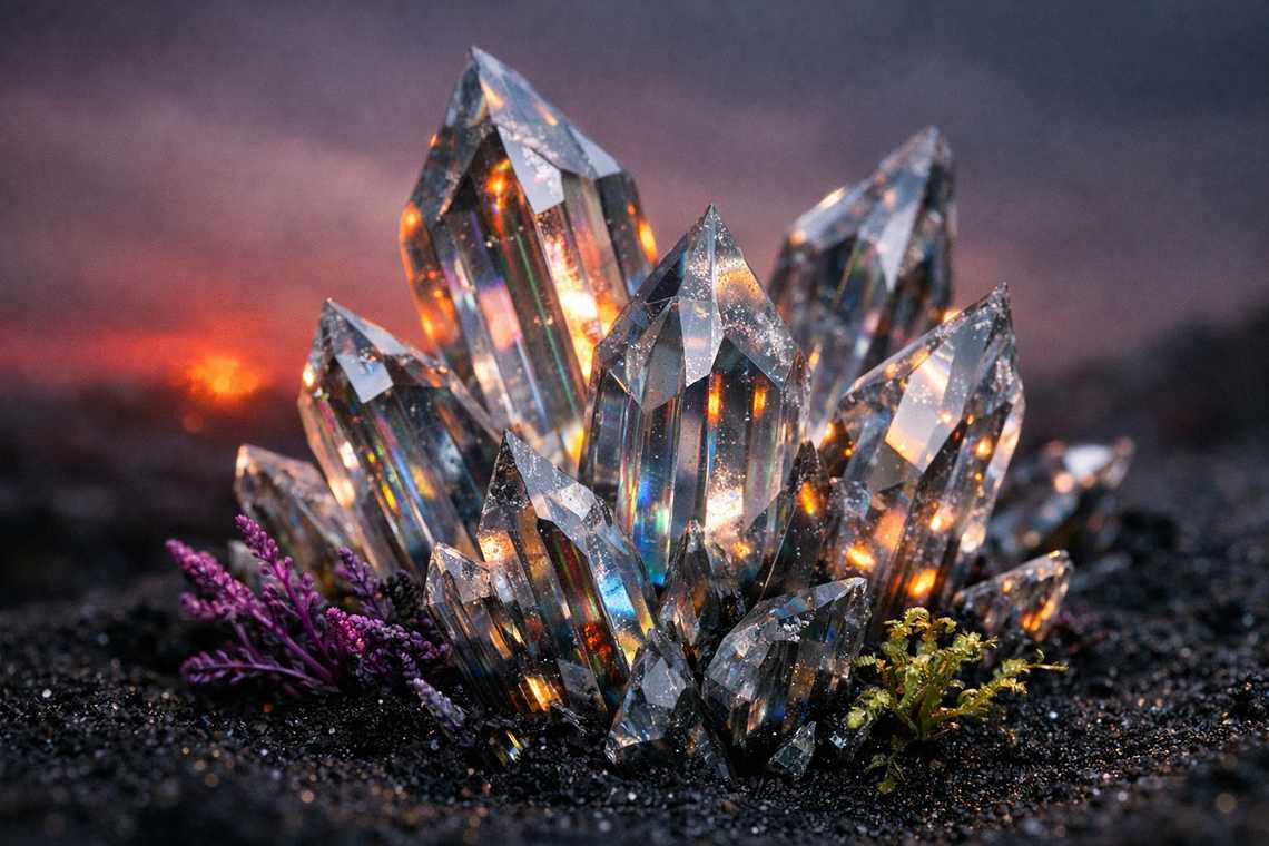 Crystals that won't stay still