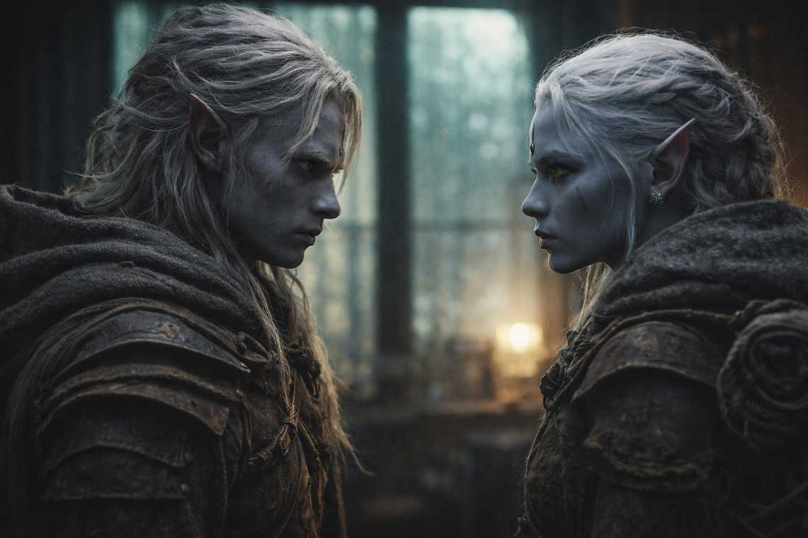 Sister confrontation in the family quarters