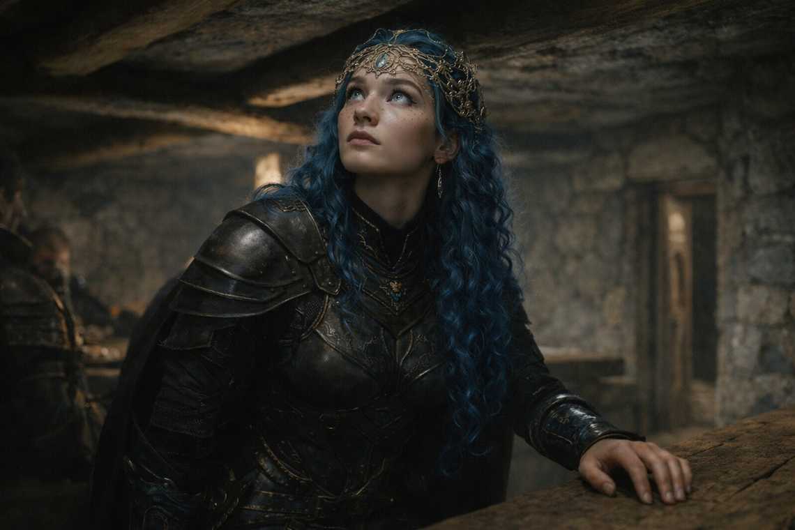 Nyxara enters the outpost and assesses the chamber