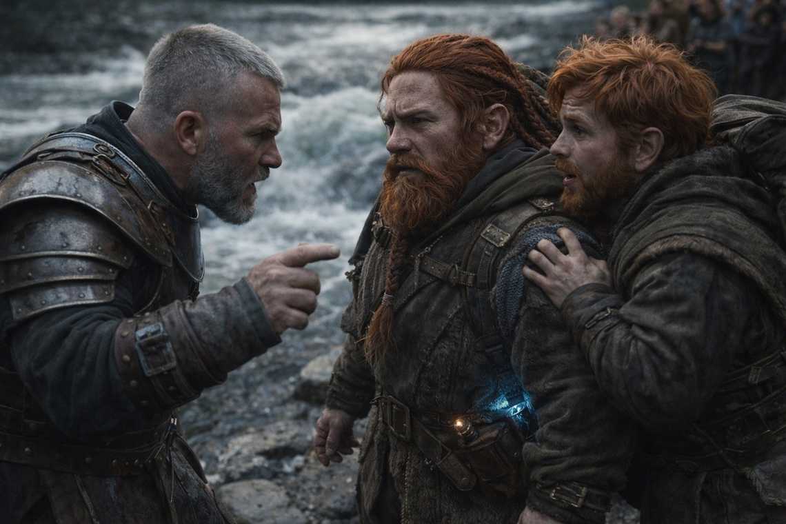 Eldric confronting Dulint