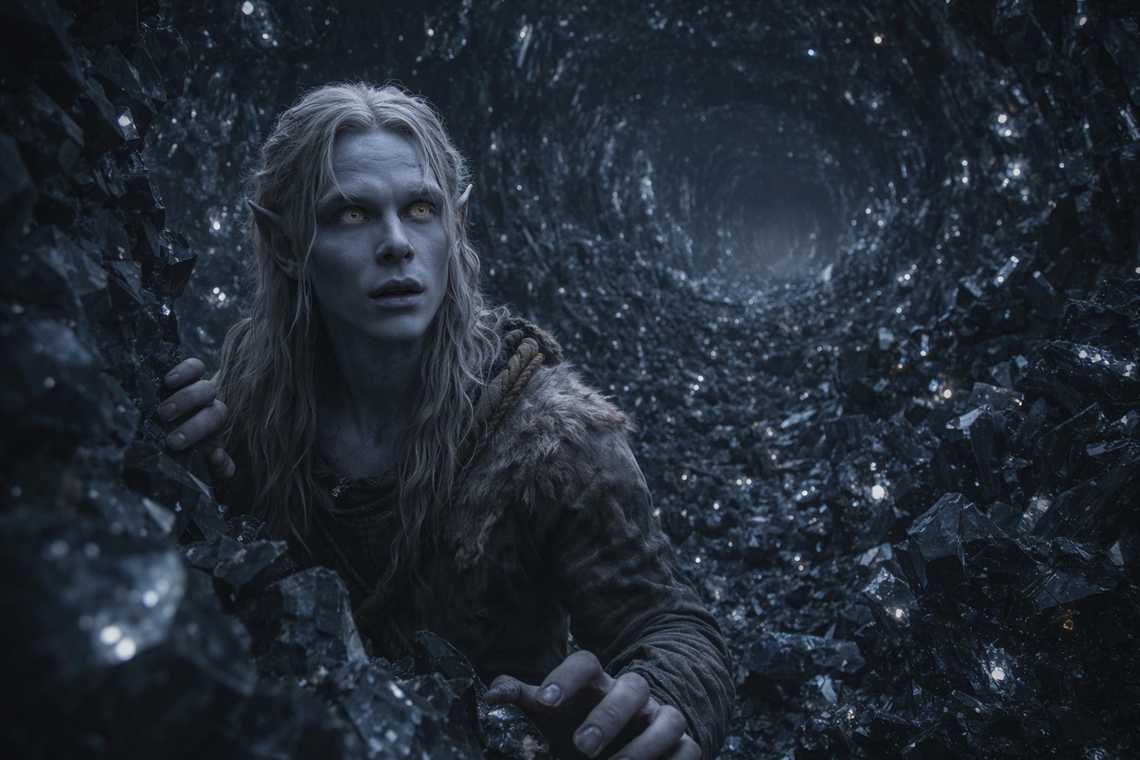 Entrance to the crystal chamber deep in Wyrmreach