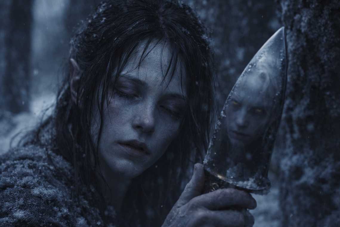 The drow face from Maris's vision