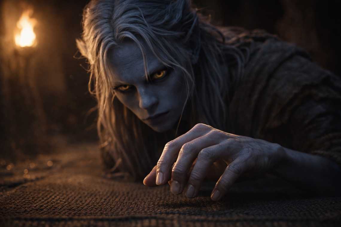 Thumb tapping against his fingers