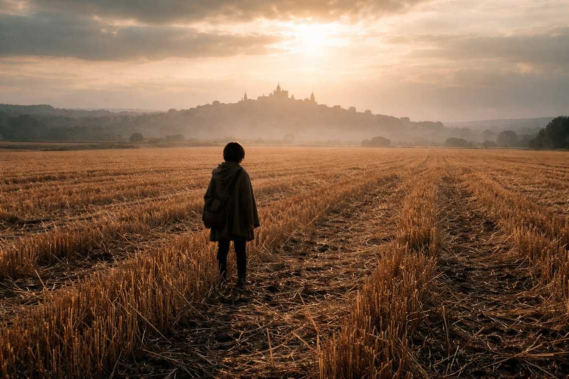 Riverhold in the distance