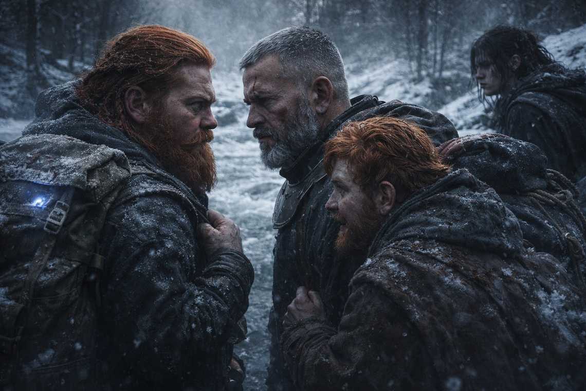 Confrontation at the river