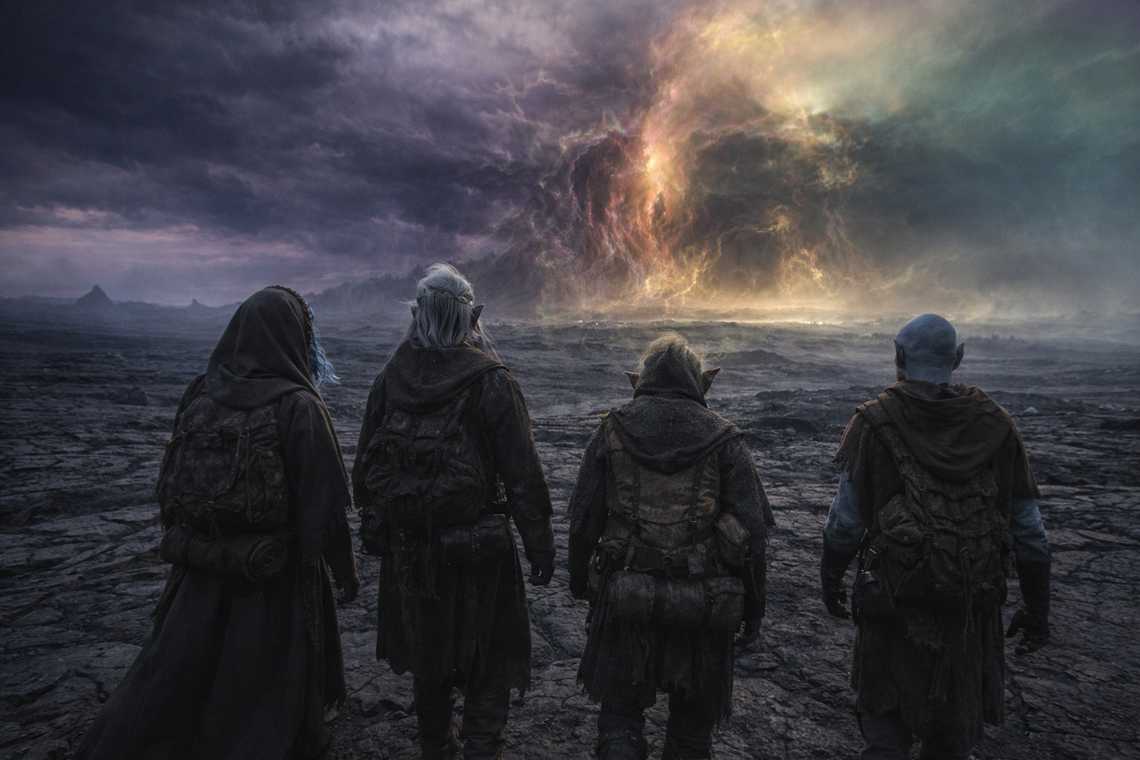 The barrier two days away, the distorted sky closing in