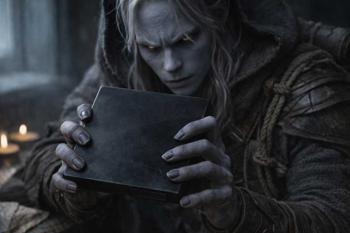 The object's surprising weight in hand