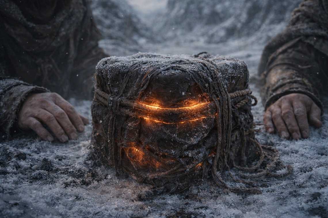 The Beacon pulsing inside Dulint's pack