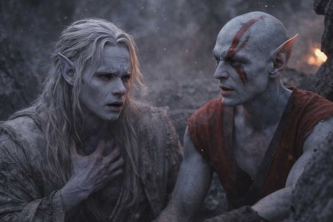 Drusniel and Elion, a moment of recognition